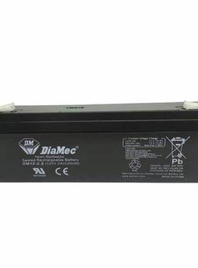 diamec蓄电池 DM12-2.2 12V2.2AH/20HR 免维护可充电电池