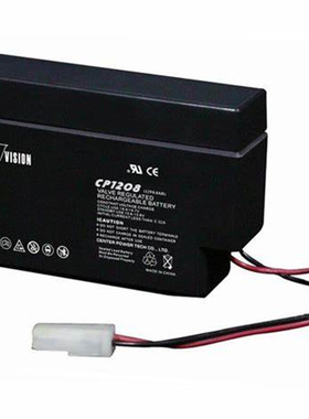 VISON蓄电池CP1208 12V0.8AH精密仪器医疗设备免维护电池