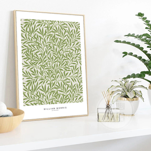 饰画卧室床头挂画走廊玄关沙发背景墙壁画 客厅装 威廉·莫里斯