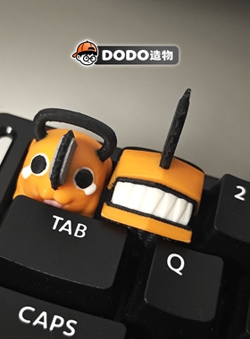 电锯人恶魔电次波奇塔3D打印个性键帽可爱Q版客制化机械键盘