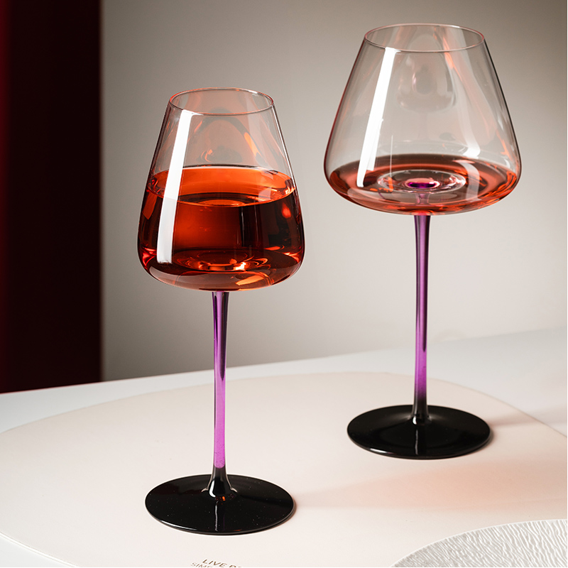 红酒杯套装家用杯子高脚杯香槟杯子水晶玻璃创意高档高颜值轻奢