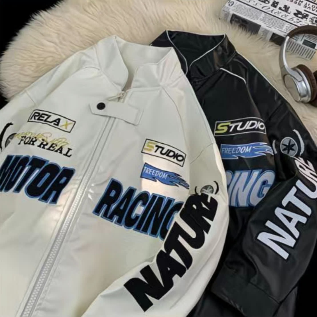 美式皮衣夹克外套男春秋款飞行员