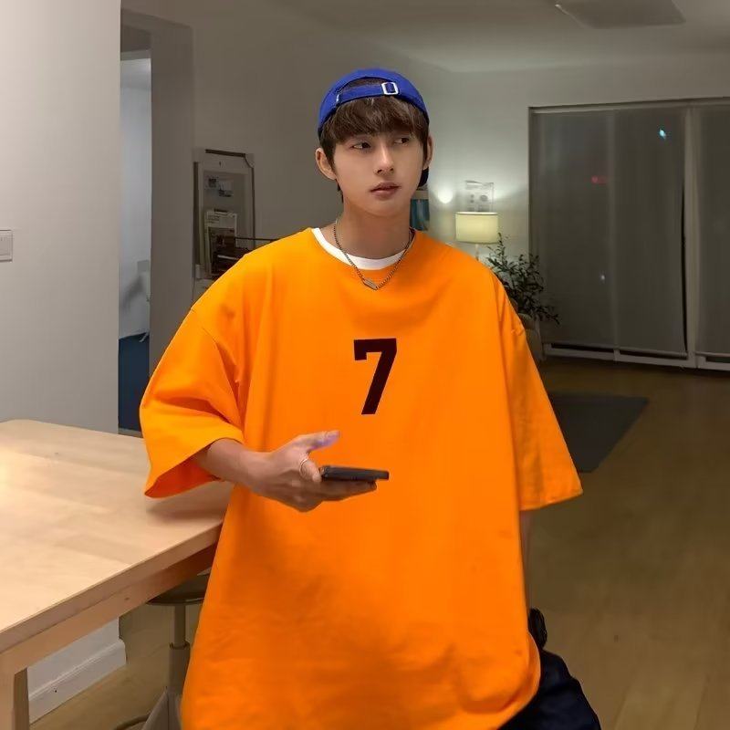 夏季新款300斤胖子短袖男士大码宽松肥佬加肥加大半袖t恤潮流上衣