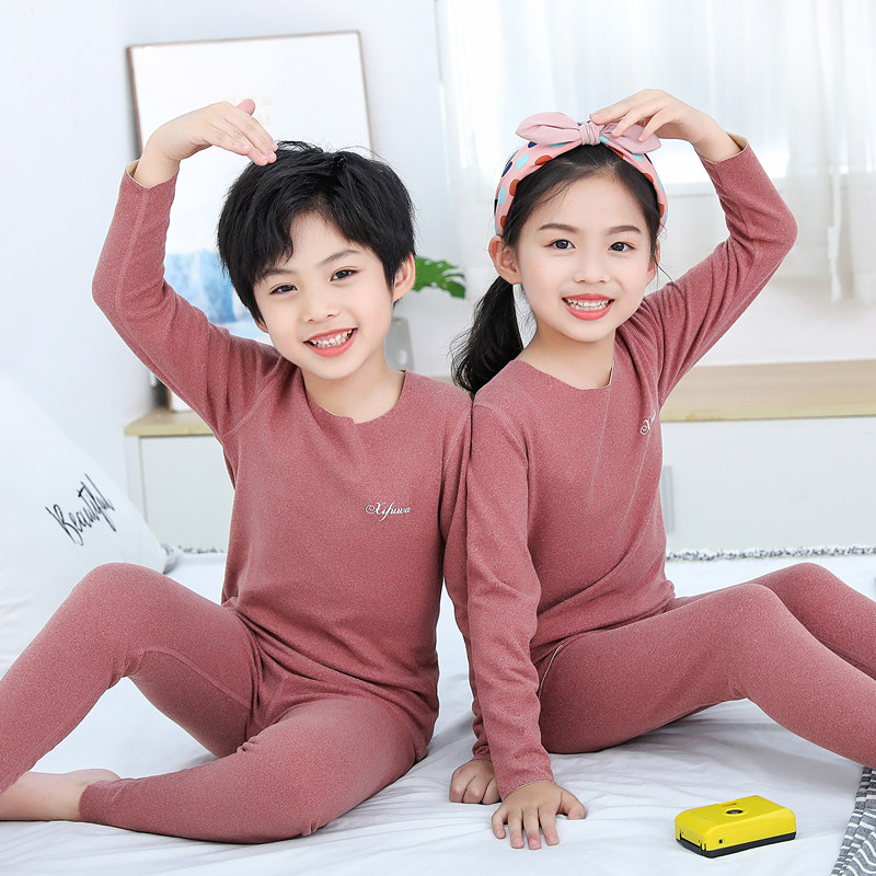 德绒儿童内衣套装AB面光面无痕秋衣秋裤保暖睡衣磨毛发热外穿儿童,童装/婴儿装/亲子装,内衣套装,淘宝优惠券,粉丝福利购,淘宝优惠卷