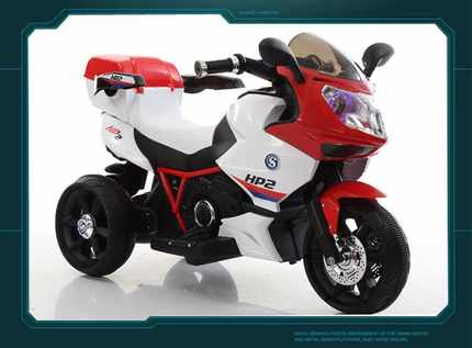 高档儿童电动摩托车1-3-6岁小孩可坐骑小孩玩具充电遥控三轮车