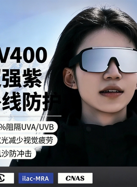 防雪盲症护目镜防风可戴眼镜