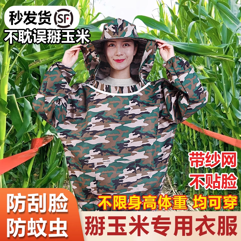 掰玉米专用衣服透气防护服