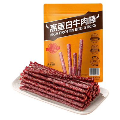 会员代购高蛋白牛肉棒438g