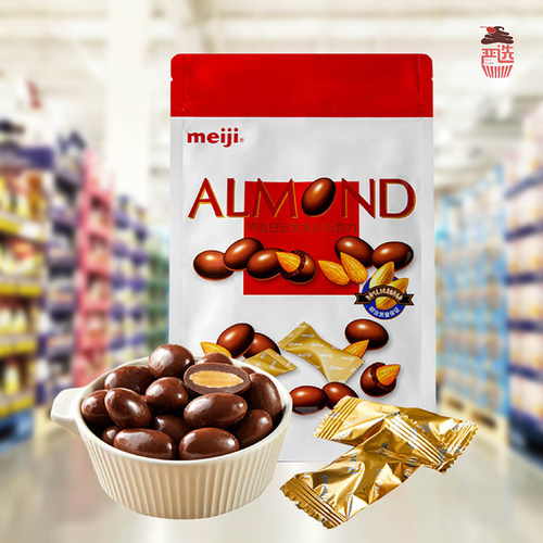 明治巴旦木夹心巧克力550g