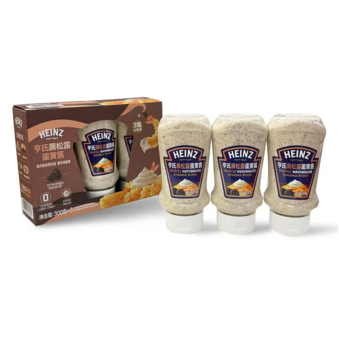 山姆代购亨氏黑松露蛋黄酱300克