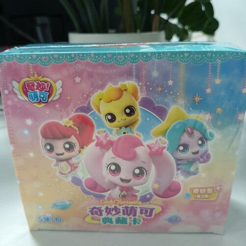 正版奇妙萌可卡片UR典藏卡联动爱心第六季SC闪亮包3弹一整盒玩具
