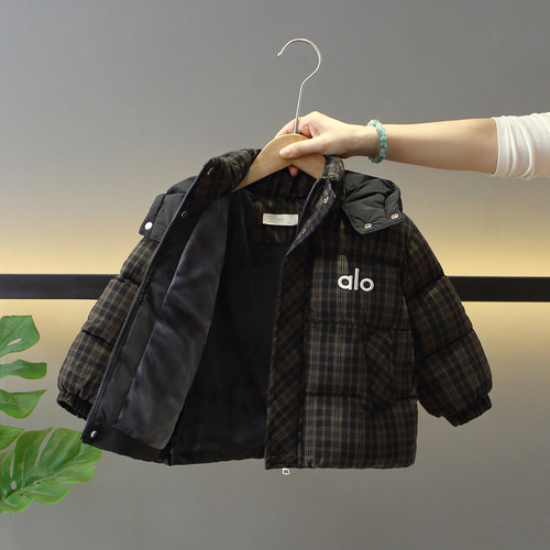 男童冬季加绒加厚酷帅羽绒棉服潮