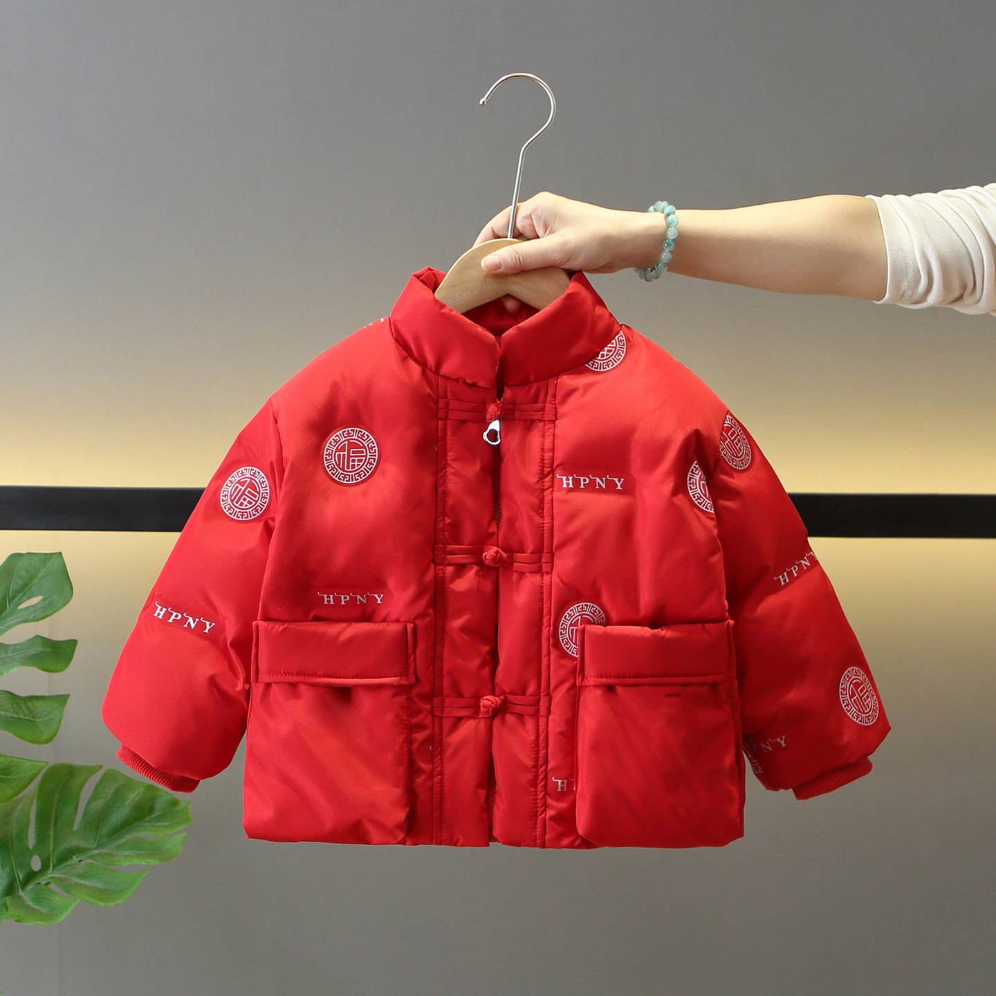 男童冬季加厚保暖白鸭绒羽绒服潮