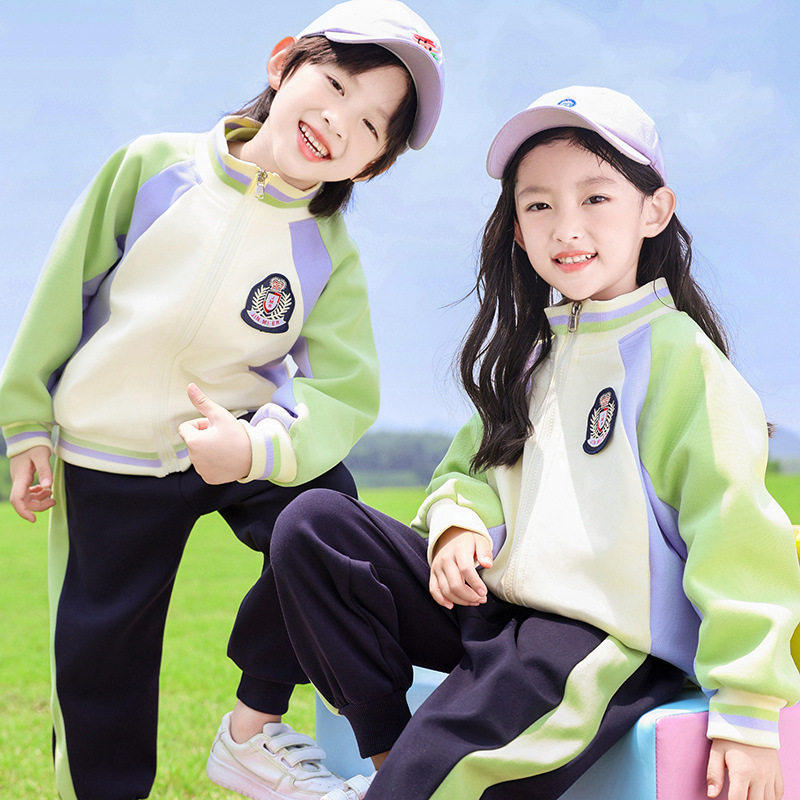 幼儿园园服小学生春秋运动套装秋冬校服三合一冲锋衣三件套班服