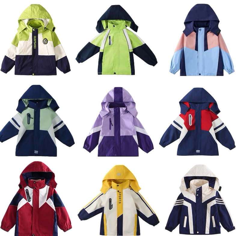 幼儿园园服冲锋衣外套秋冬款上衣小学生校服外壳儿童班服工厂直销
