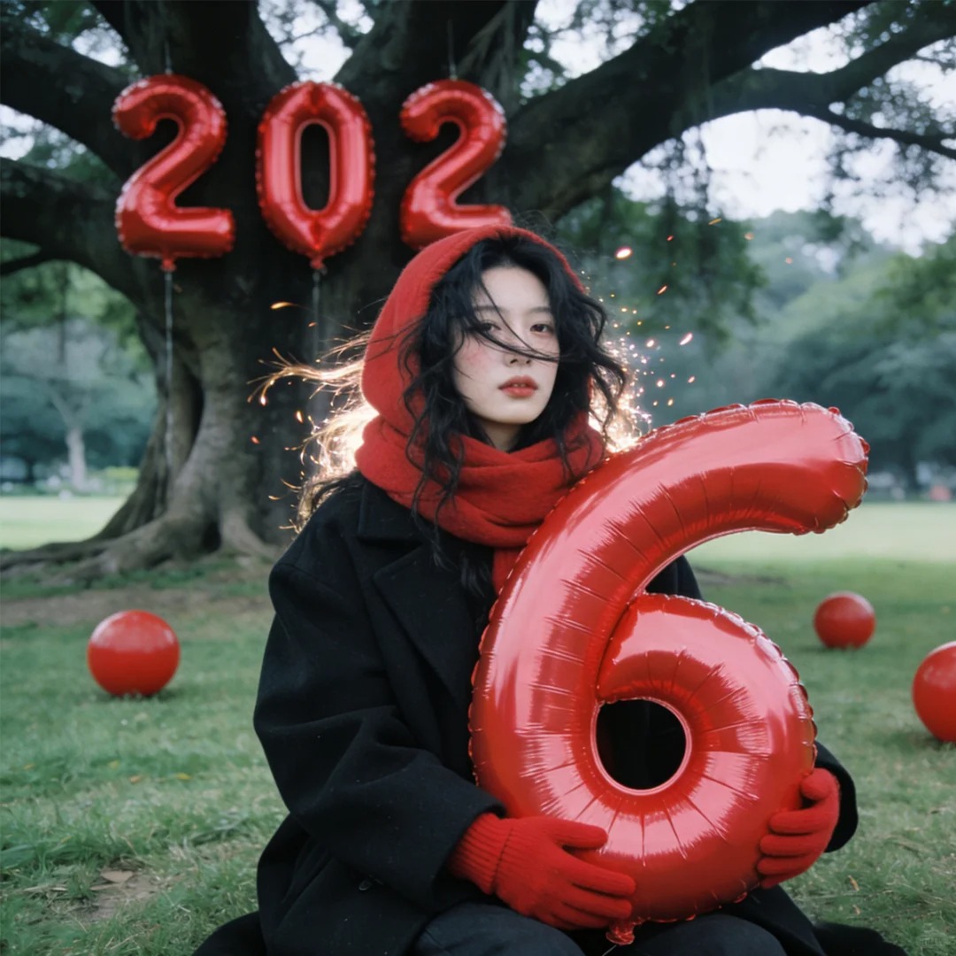 2026数字气球装饰布置