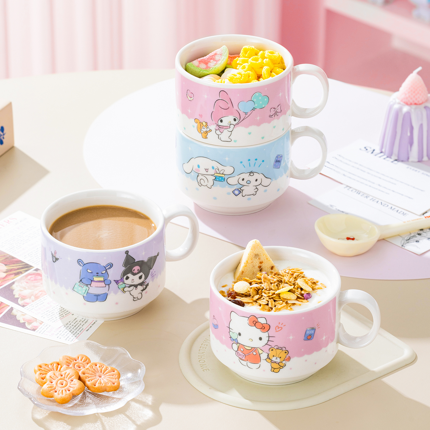 HelloKitty陶瓷马克杯牛奶杯