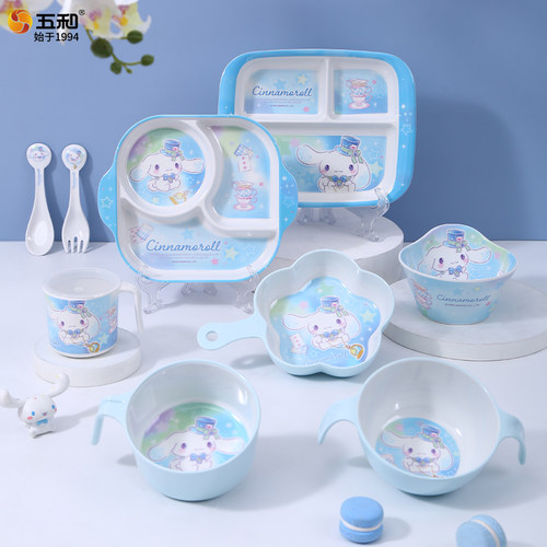 HelloKitty卡通玉桂狗密胺餐具