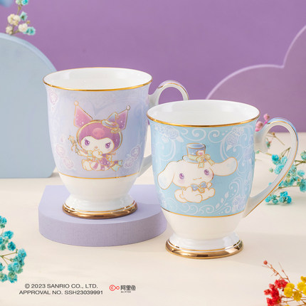 HelloKitty骨瓷马克杯家用儿童杯子可爱情侣水杯女高颜值生日礼物