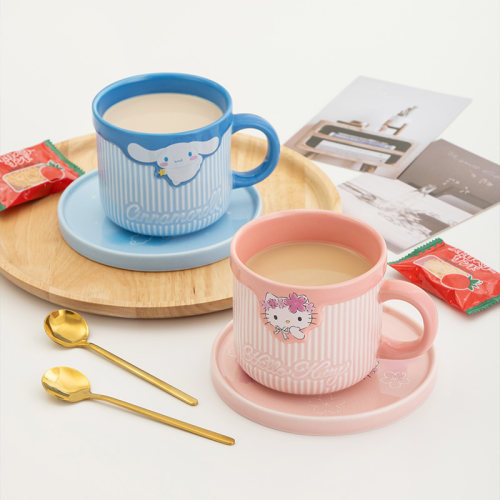 HELLOKITTY陶瓷咖啡杯碟套装
