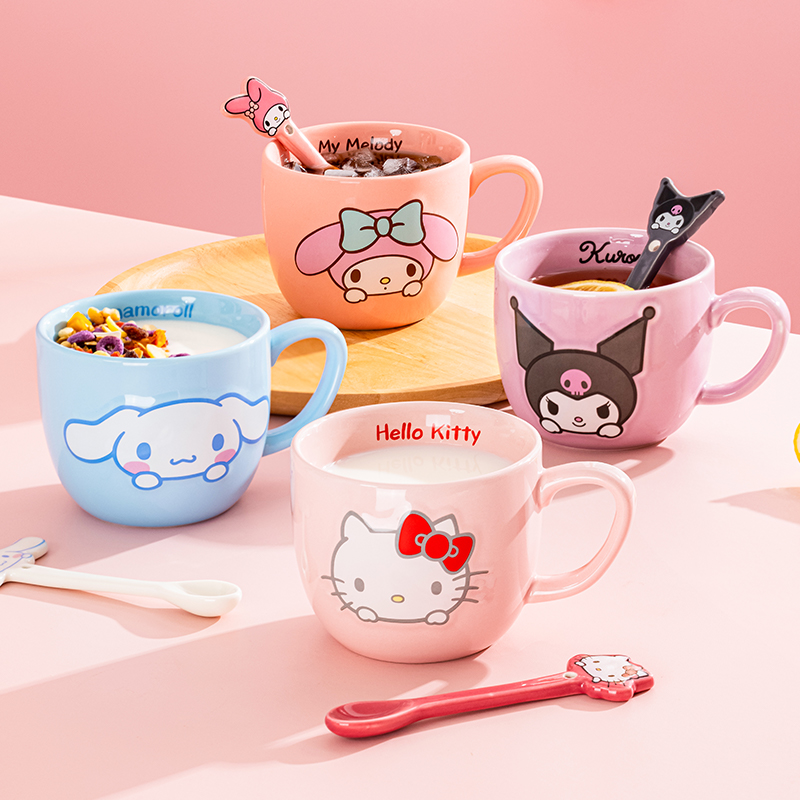 HELLOKITTY陶瓷可爱早餐燕麦杯