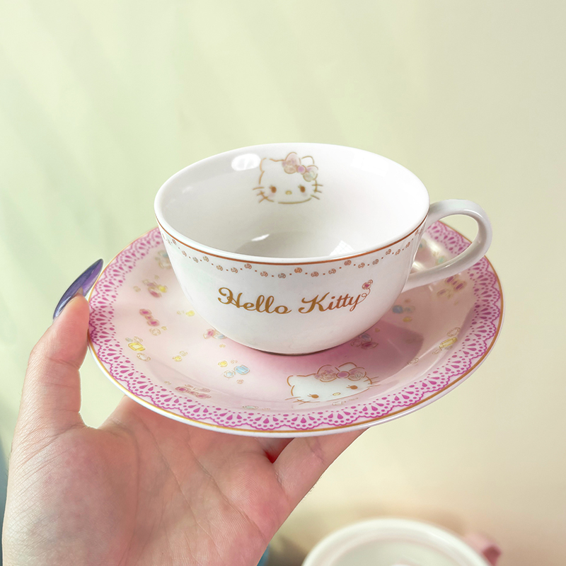 HelloKitty咖啡杯碟套装