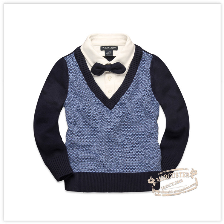 eland kids依恋童装19春秋新款男童装学院风假两件衬衫针织衫毛衣在类目 童装/婴儿装/亲子装, 毛衣/针织衫中 - 来自Buy2taobao.com提供专业的淘宝代购服务