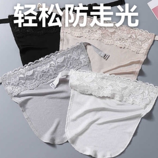 v领防走光遮胸布胸口神器抹胸一片式 内搭裹胸内衣胸挡夏