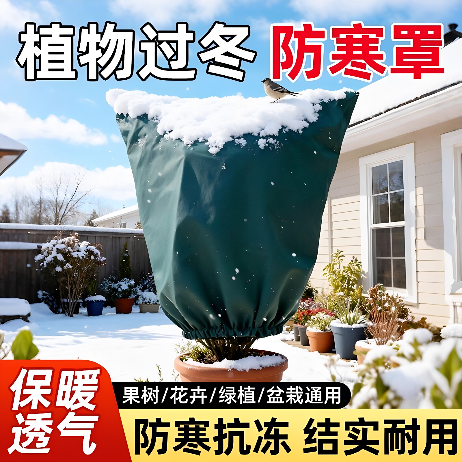 植物防寒保暖罩果树木保温布