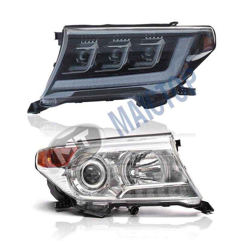 LC200大灯合集适用于兰德酷路泽大灯LC200改装LED原装前照灯