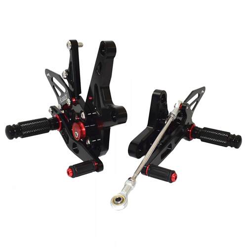 适用川崎 Ninja 500 Z500 2024-2025 改装摩托车升高脚踏后移总成