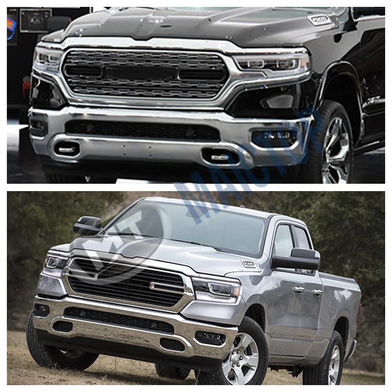 适用于19-21年款RAM1500道奇前铁杠道奇电镀铁杠霸王龙前保险杠