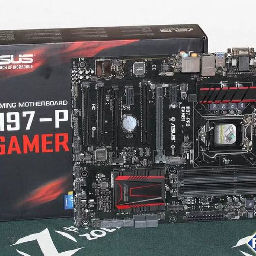 议价库存没上过机 Asus/ H97-PRO GAMER M.2 SLI 1150 主板