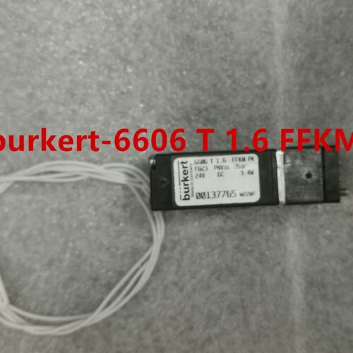 议价burkert电磁阀6606 T 1.6 FFKM PK FB23板式安装三通阀