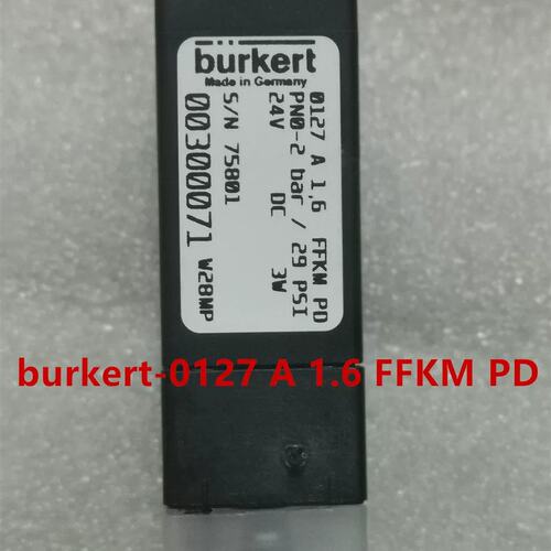 议价burkert电磁阀0127 A 1.6 FFKM PD板式安装二通流体阀