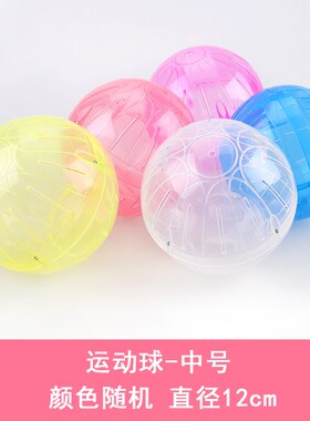 仓鼠跑球透明滚球运动球金丝熊水晶玩具小用品跑步减压健身跑球