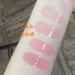 夏天不涂樱花粉你涂什么啊奶油蜜桃护唇油不成膜唇蜜滋润保湿叠涂