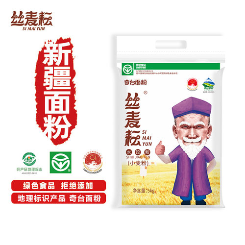 丝麦耘新疆奇台5kg多用途面粉