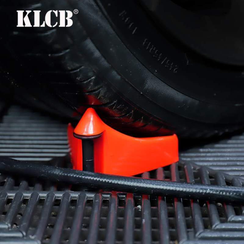 水管管防卷限位器底部滑轮汽车轮胎苛力KLCB防卡洗车引导高压塑料