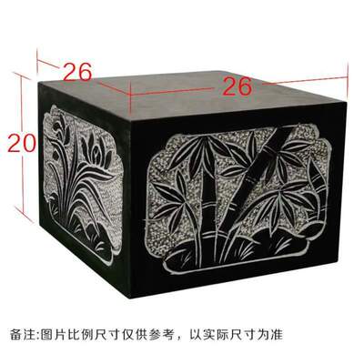 底座柱墩柱方形柱子柱基实心石空心石头柱础石墩顶石定制庭院青石