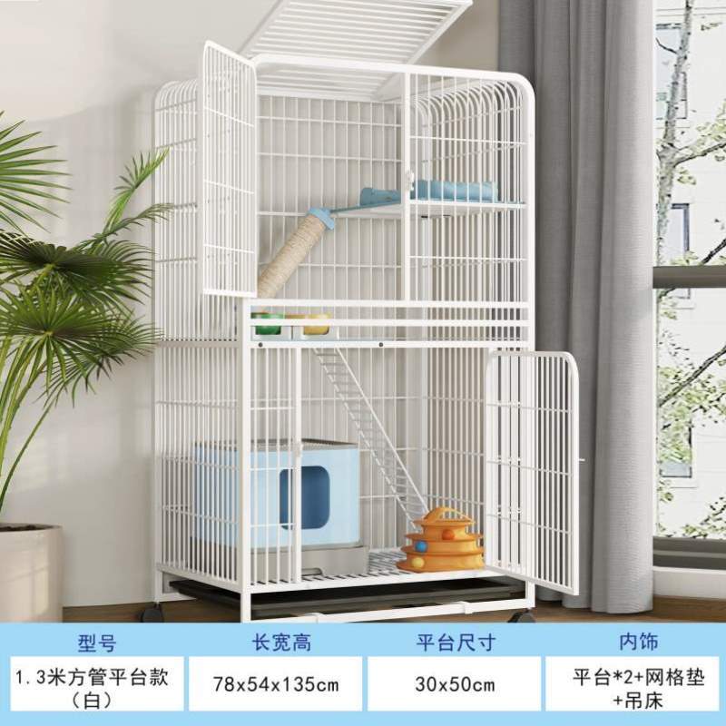猫窝柜空间猫屋猫咪不家用大猫笼子占地别墅猫室内猫舍猫一体猫笼