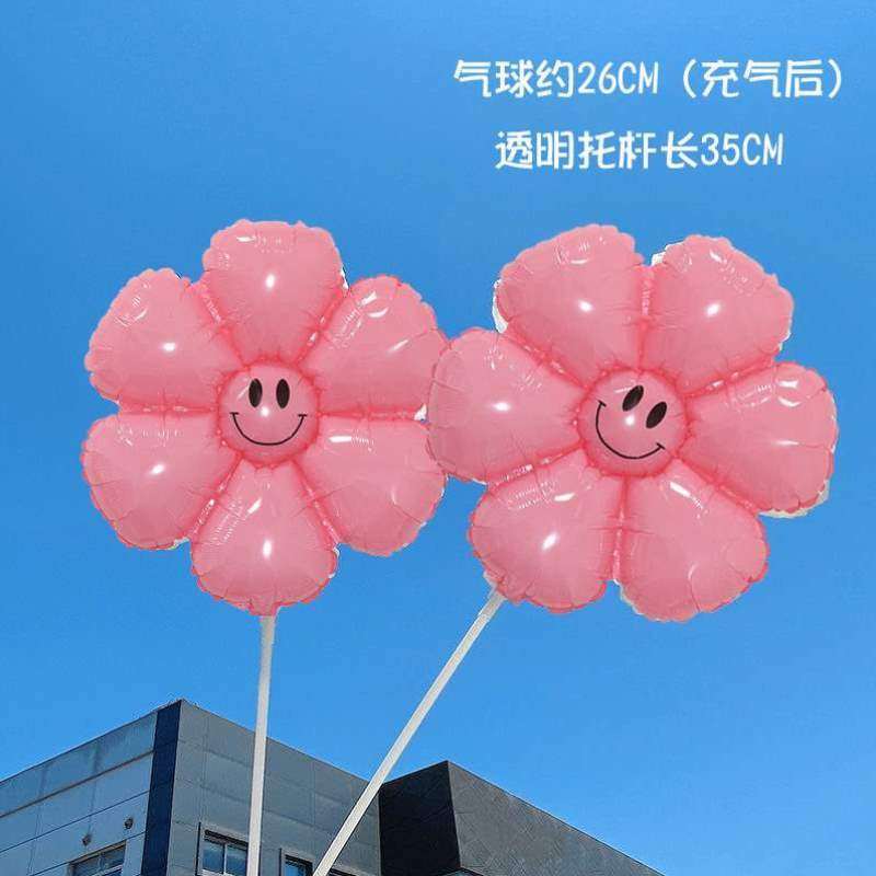 礼品手持一小活动雏菊拍照生日派对幼儿园商场野餐学校气球带杆六,节庆用品/礼品,气球,淘宝优惠券,粉丝福利购,淘宝优惠卷