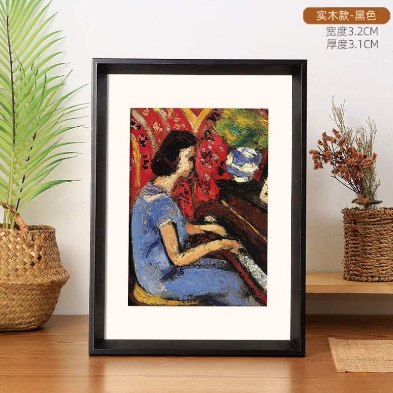 油画框架12开A3a4外框8K素描展示寸16定制装裱挂墙复古4k画框相框