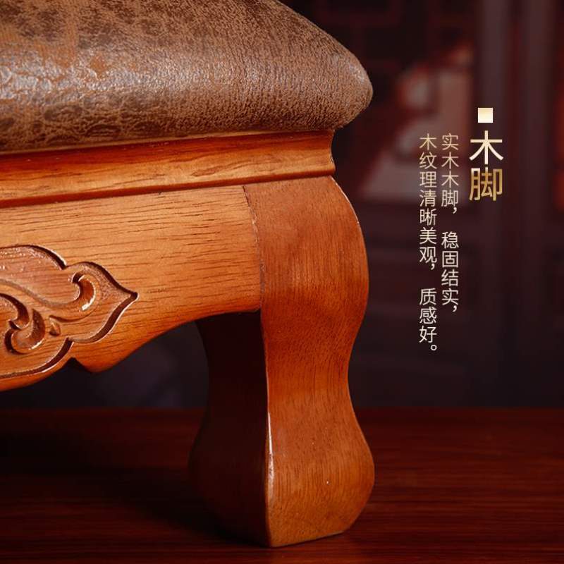 蒲团家用拜垫坐垫磕头高档实木海绵禅修打寺院拜凳跪垫加厚礼佛