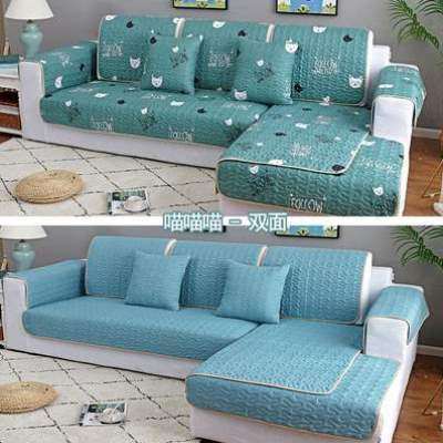 沙发条纹四季北欧简约套盖布客厅风坐垫通用座垫垫垫子布艺沙发长,居家布艺,沙发垫,淘宝优惠券,粉丝福利购,淘宝优惠卷