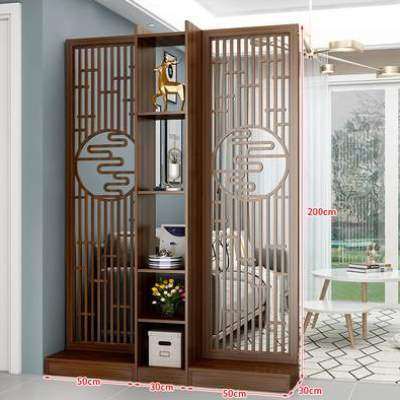 玄关柜入户新隔断靠墙双面遮挡客厅进门屏风色胡桃中式国风置物架,住宅家具,门厅/玄关柜/玄关架,淘宝优惠券,粉丝福利购,淘宝优惠卷