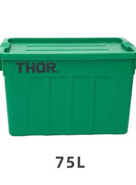 箱桶车载玩具搬运THOR带盖露营衣服户外方形收纳日式露营箱收纳