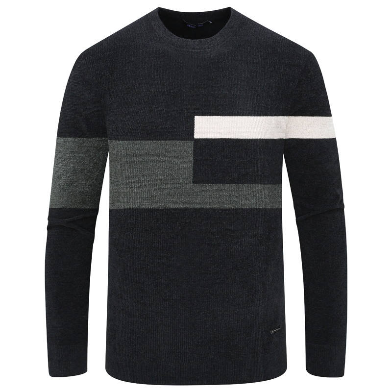 RN24瑞男式春秋长袖卫衣 圆领百搭商务休闲上衣 时尚都市