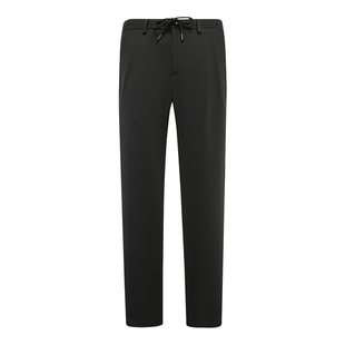 商务休闲长裤 中腰修身 黑色有弹力 休闲裤 AB1575辛春秋厚度男式