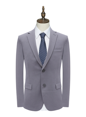 B1605鸟男式春秋西服 两粒扣后中开衩商务西装 223702